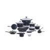 سرویس قابلمه گرانیت تیتانیوم ۲۴ پارچه عرشیا مدل CO395-3247