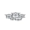 سرویس قابلمه استیل تیتانیوم ۱۰ پارچه عرشیا مدل SS762-3041