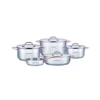 سرویس قابلمه 9 پارچه استیل عرشیا مدل SS064-3175